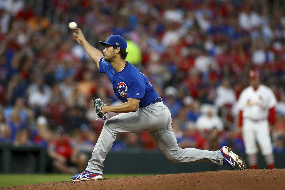 【画像・写真】ダル、またも3勝目ならず　6回1失点の好投実らず　自ら同点犠飛も