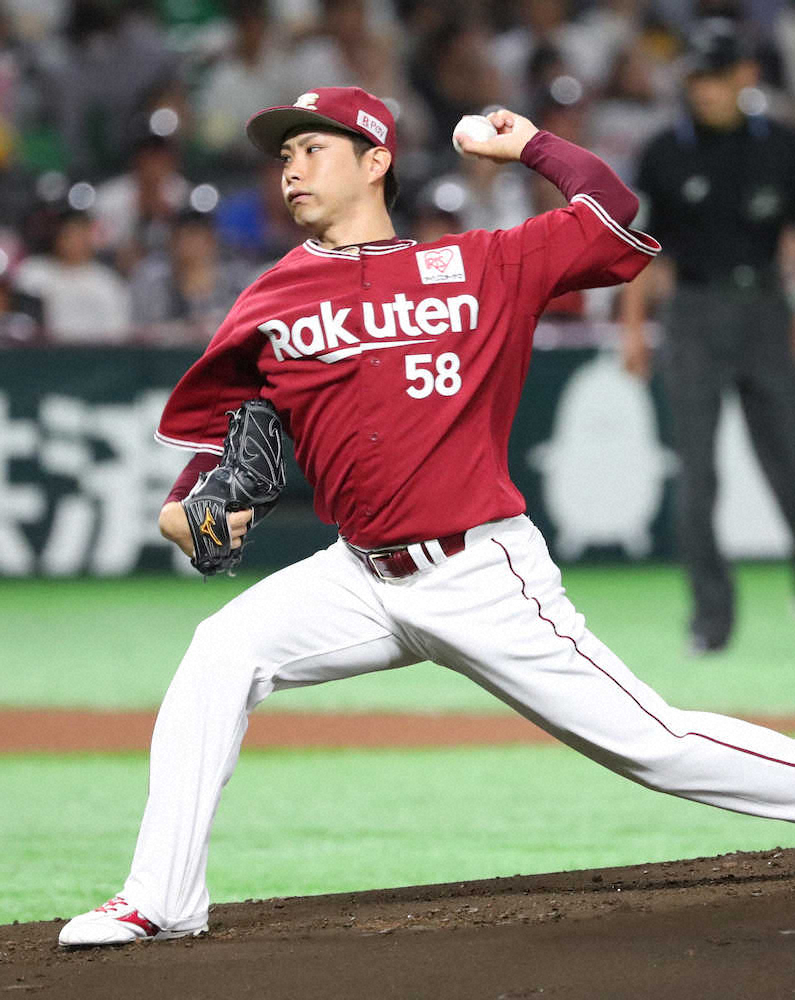 【画像・写真】楽天・辛島7回1失点で4勝「うまくアウトを取れた」