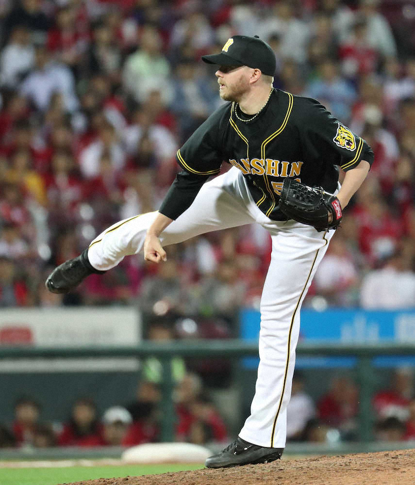 【画像・写真】阪神ジョンソン“不測の1球”にも動じず「野球では起こり得ること」