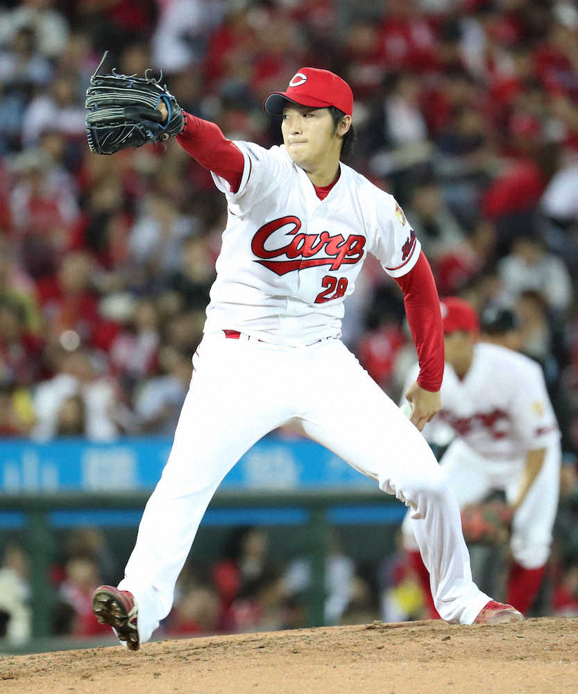 【画像・写真】広島・床田、6勝目ならずも7回零封　自己最速152キロに「ビックリ」