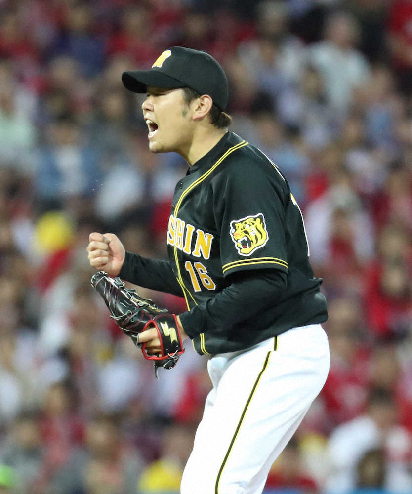 【画像・写真】阪神・西、女房役の“プレゼント”に笑顔「よく打ってくれた」