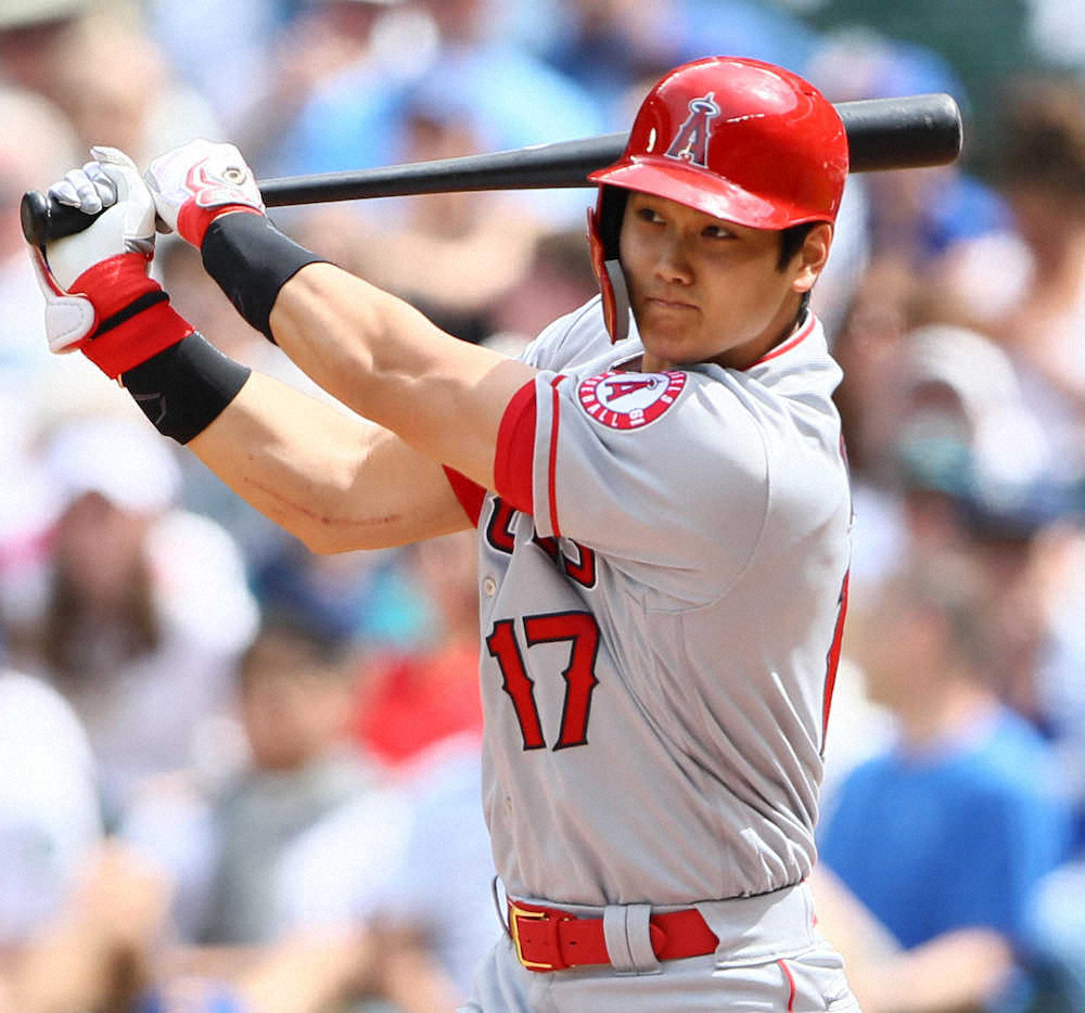 【画像・写真】大谷、球団初の“珍事”　3打席連続の失策出塁でチーム大勝に貢献