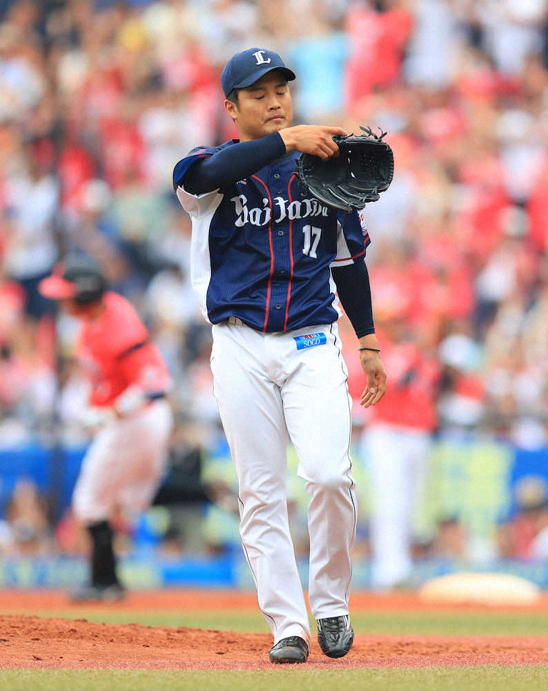 【画像・写真】西武・松本航、最悪8失点で初黒星「試合中に修正できなかった」