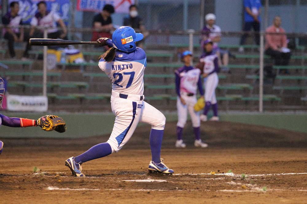 【画像・写真】愛知ディオーネ逃げ切り勝利  先発松谷が奮投　4番金城V打