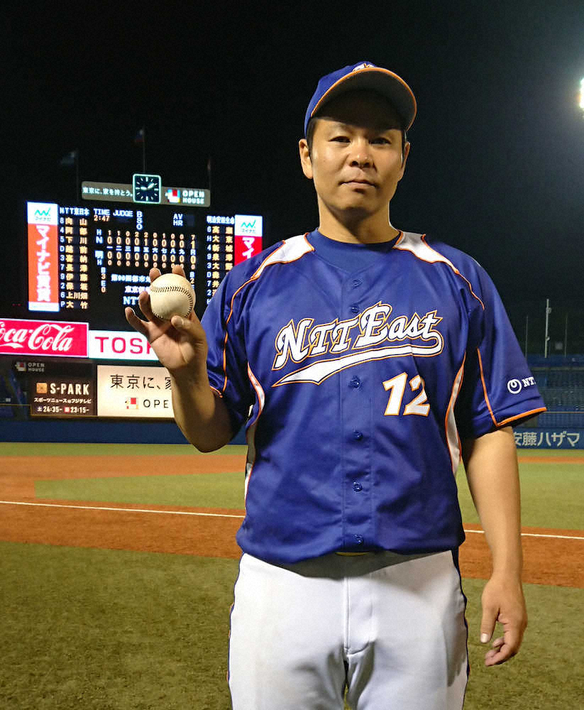 【画像・写真】NTT東日本・大竹がノーヒッター　2四球のみ毎回14K快投