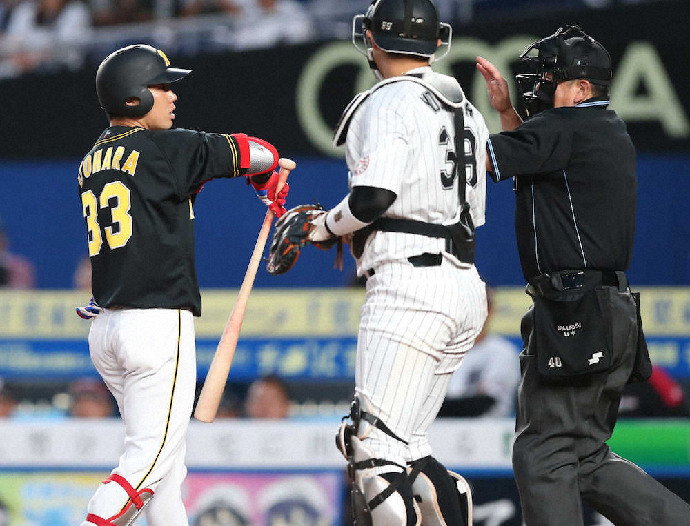 【画像・写真】阪神　押し出し死球で3試合連続の先制点