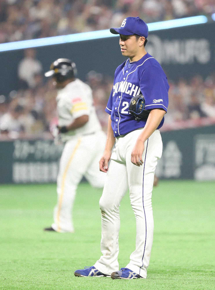 【画像・写真】中日・大野雄、自己ワースト4被弾　与田監督「ああいう打たれ方をすると野手も難しい」