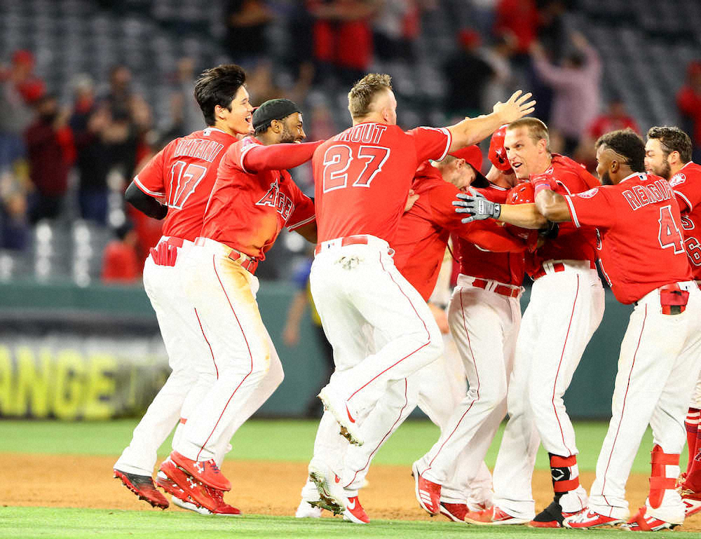 【画像・写真】大谷　2試合連発も8回の同点の押し出し四球は「獲った四球。個人的には本塁打より嬉しかった」