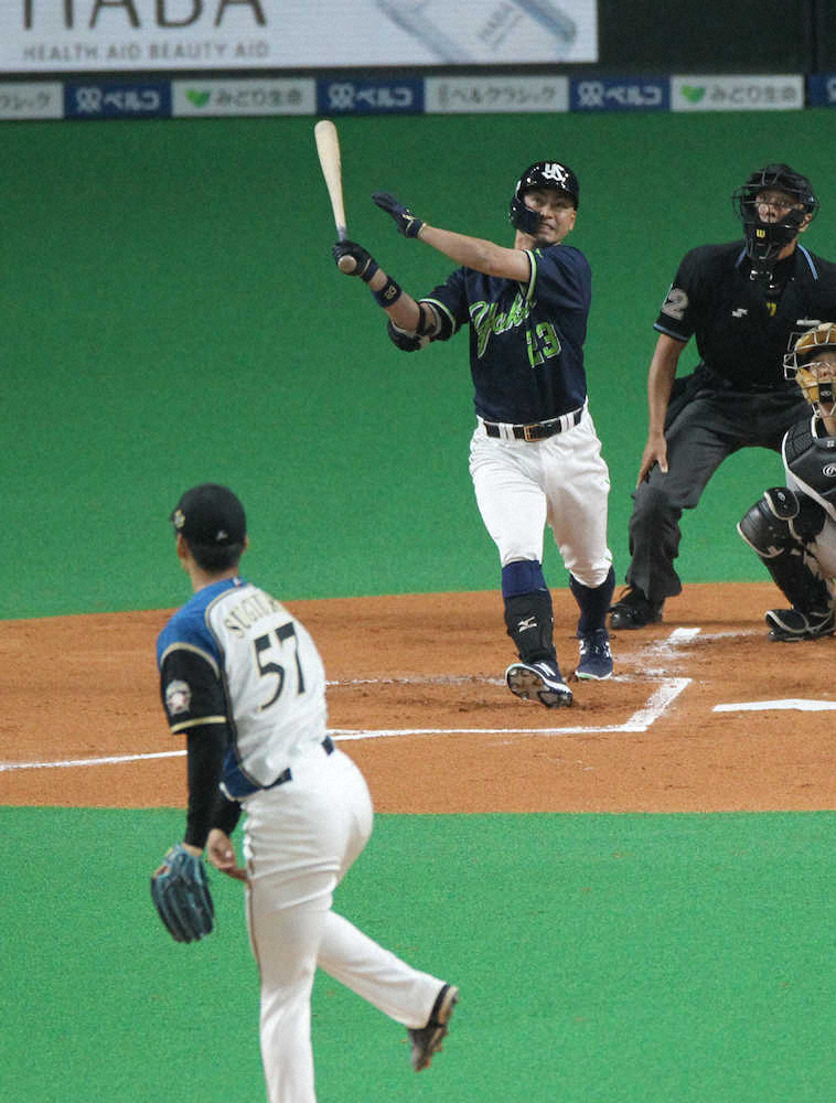 【画像・写真】ヤクルト青木、先制9号で石川援護「“今日は”と言う気持ちもあった」