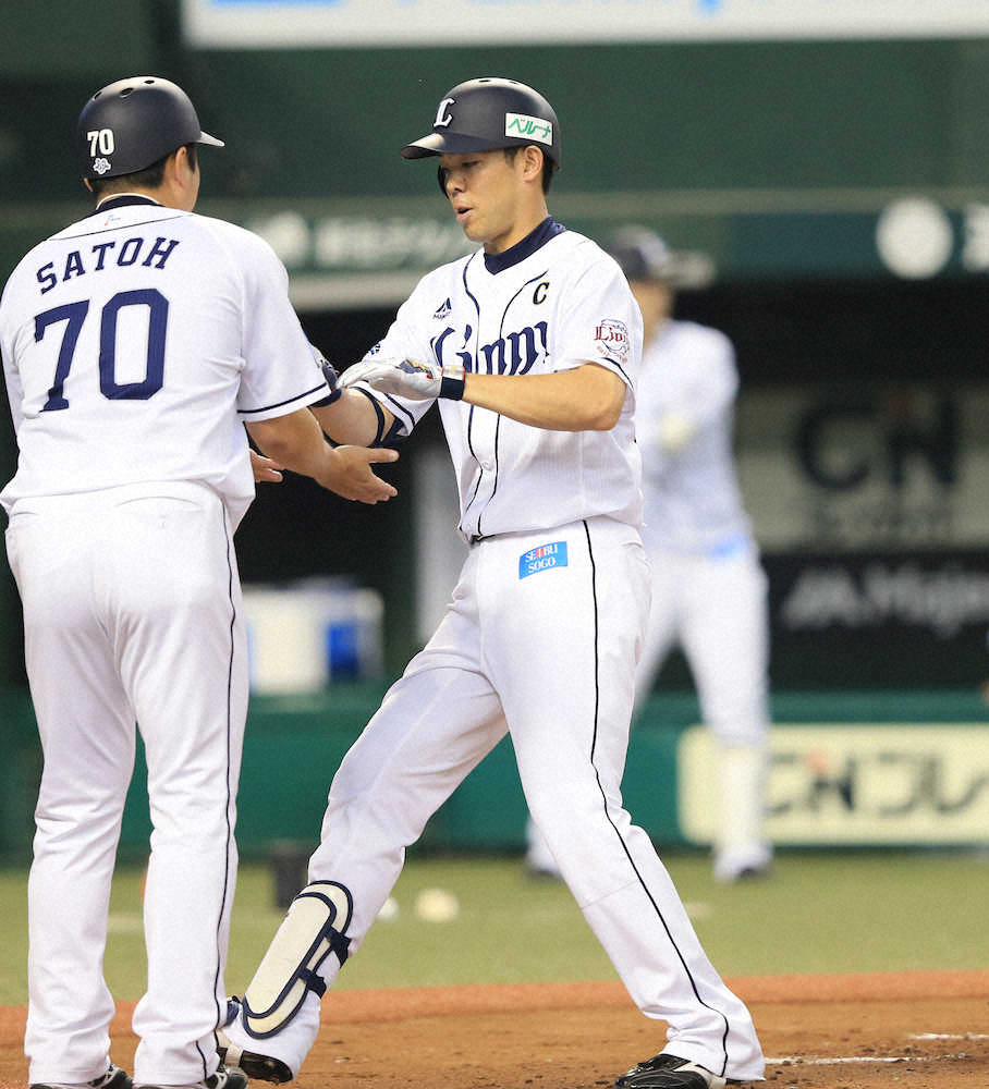 【画像・写真】西武・秋山　自身18本目の先頭打者アーチ　前回プロ初勝利の山口からガツン