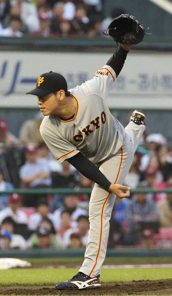 【画像・写真】巨人・桜井、3年ぶり先発で躍動！16年ドラ1右腕　パ首位の楽天を7回途中1失点
