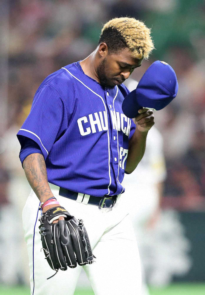【画像・写真】中日　救援陣が崩れ今季初の5連敗…ロドリゲスがグラシアルと勝負し痛打