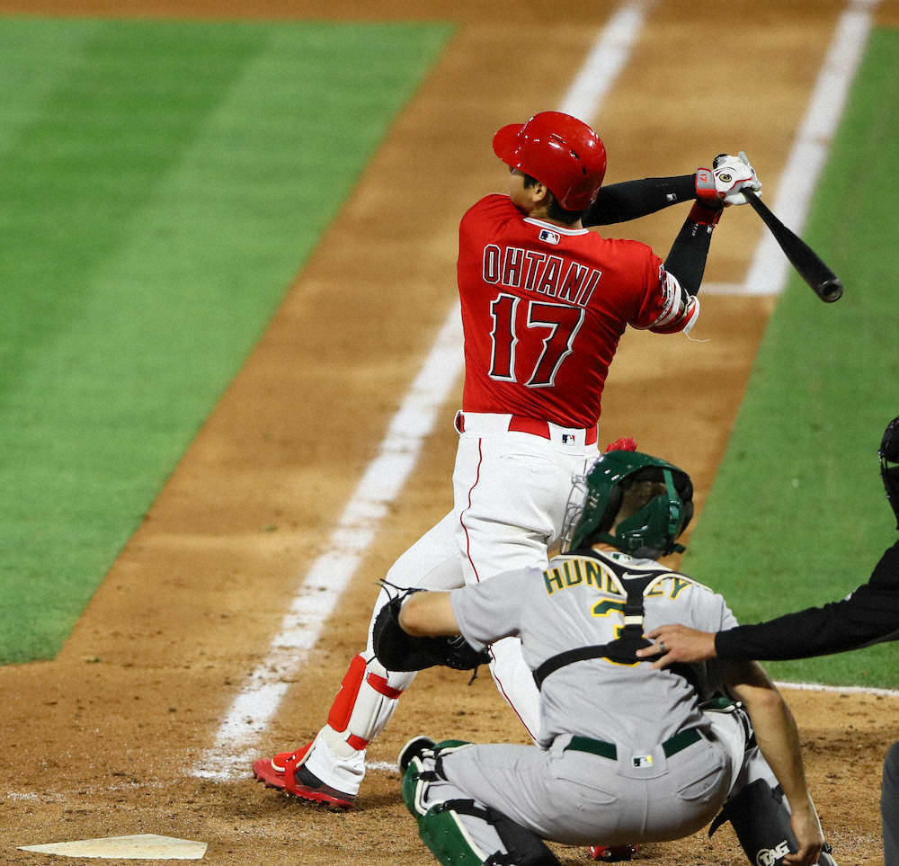 【画像・写真】大谷　メジャー自己最多4打点、2戦連発&サヨナラ呼ぶ押し出し四球