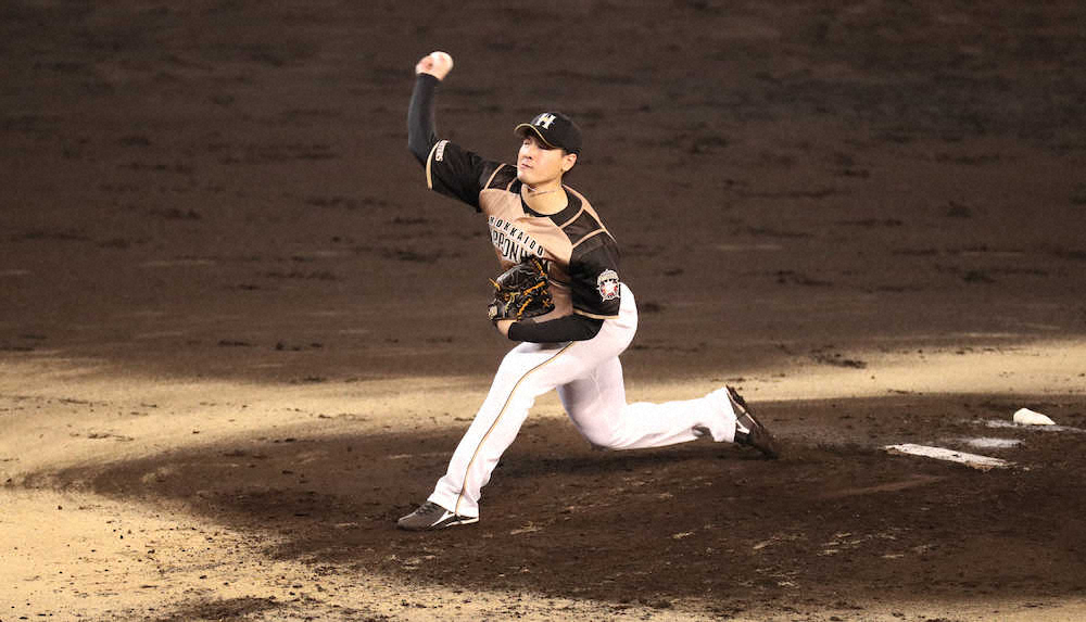 【画像・写真】日本ハム・有原、12球団トップ7勝　甲子園2度目の登板で初勝利