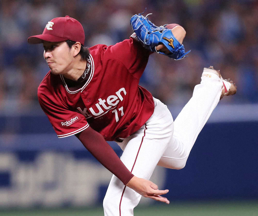 【画像・写真】楽天・岸、7回1失点で2勝目　ルーキー小郷が2打点