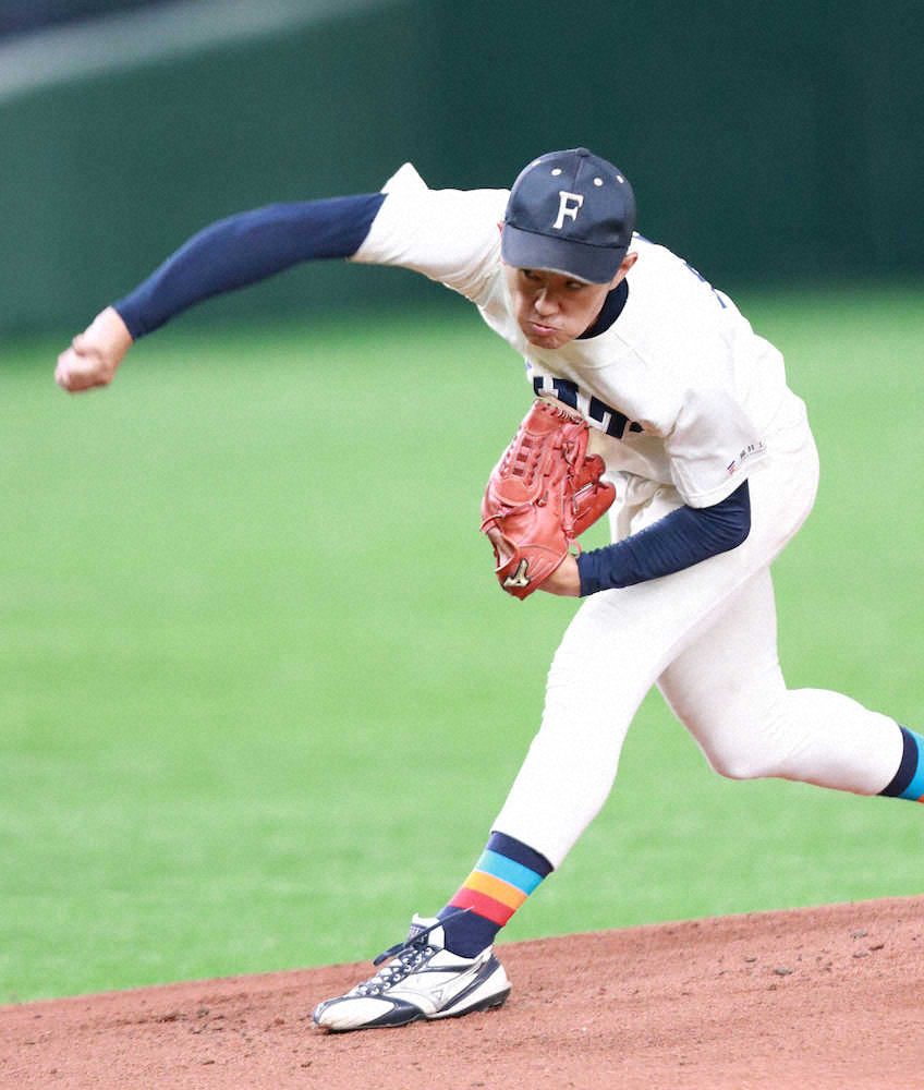 【画像・写真】最多出場の福井工大、快勝で4年連続の初戦突破　1年生右腕が原動力