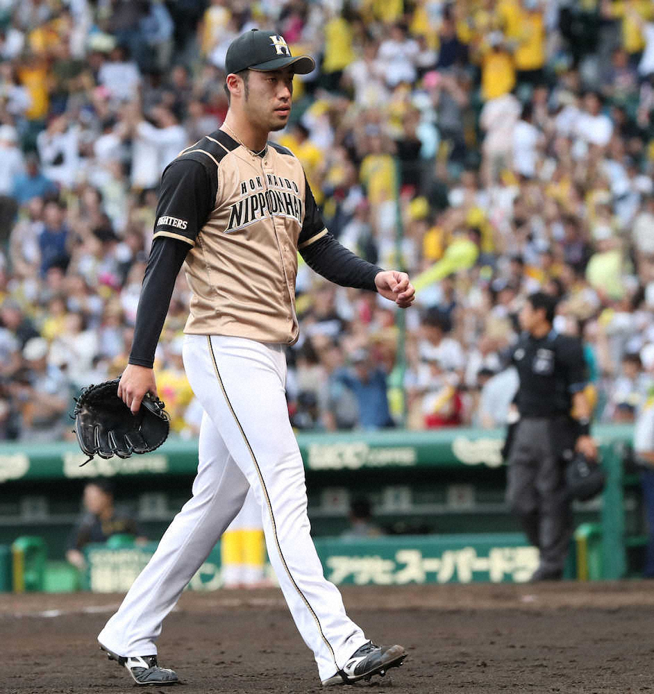 【画像・写真】日本ハム・秋吉　右足肉離れと診断　実戦復帰まで1カ月半