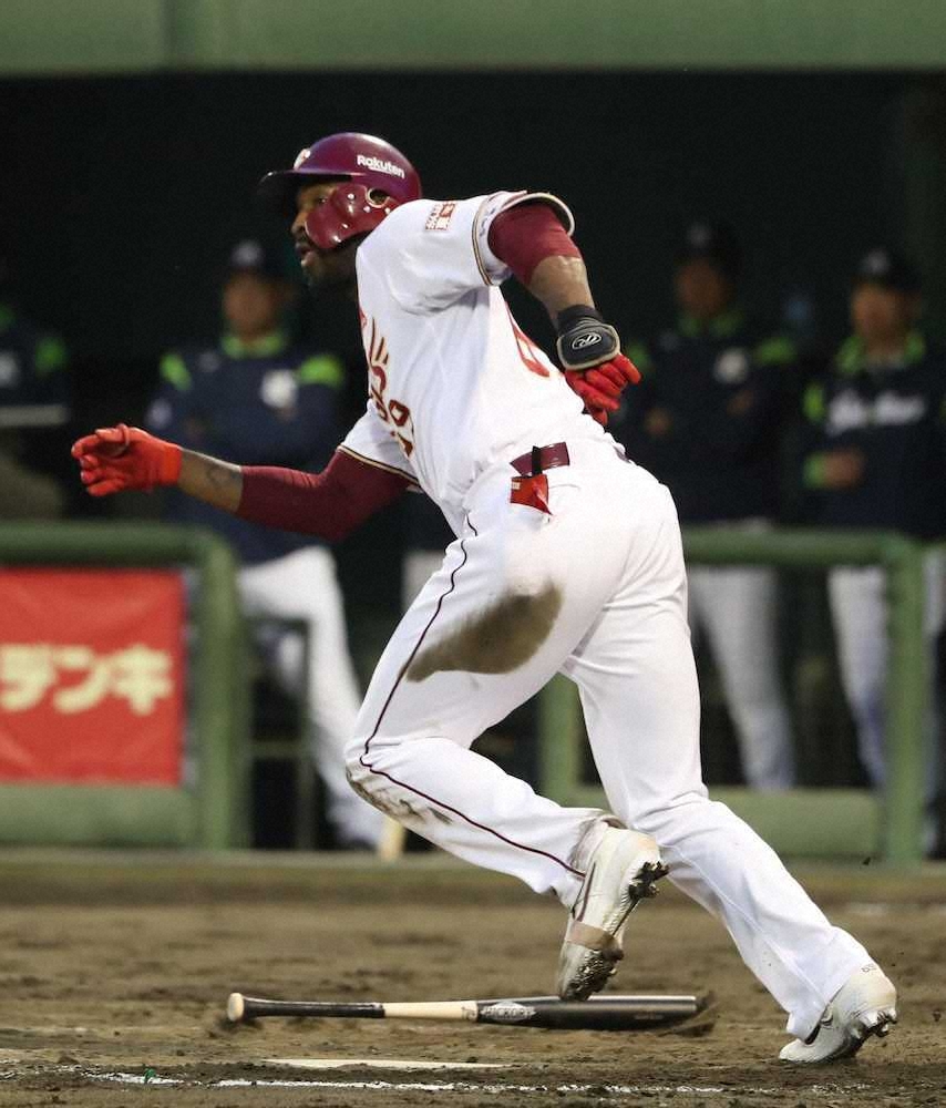 【画像・写真】楽天3連勝で堅首、ブラッシュ先制2点打　塩見7回1失点3勝　ヤクルト戦5連敗で止めた