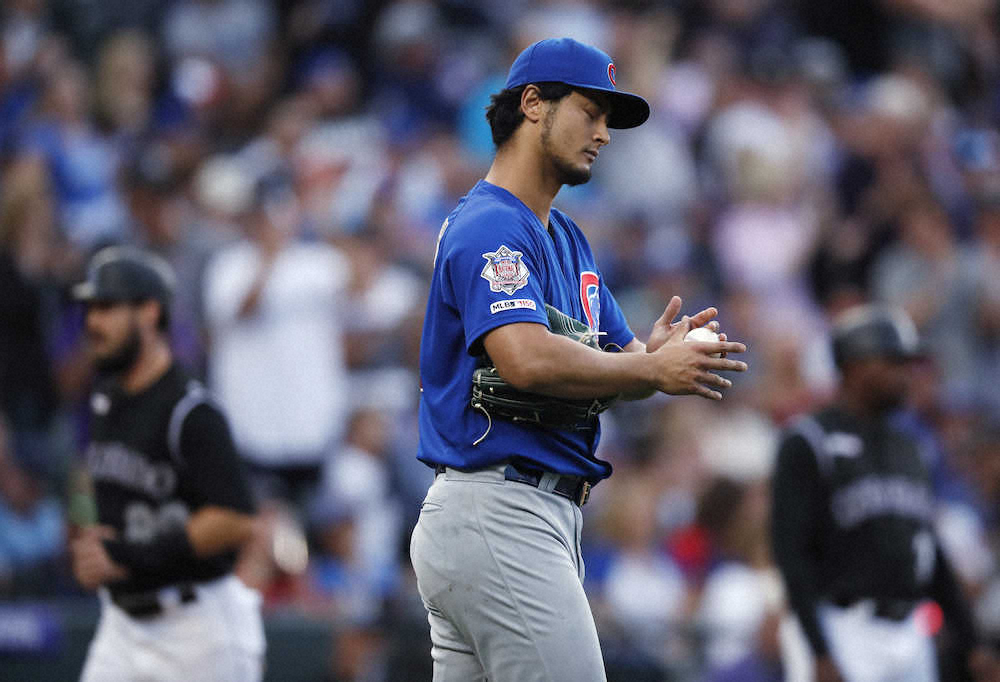 【画像・写真】ダル　6回4失点　球団最長記録　8先発連続勝敗付かず