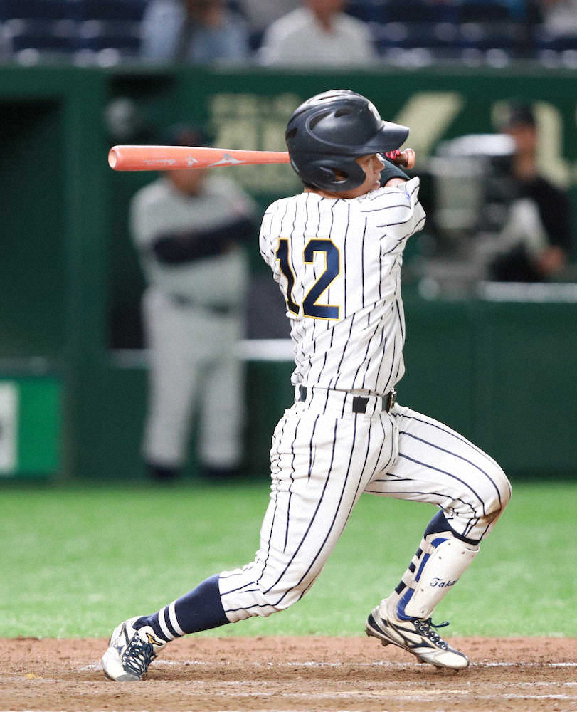 【画像・写真】東海大接戦制す　プロ注目捕手・海野がキャノン連発＆決勝2点適時打