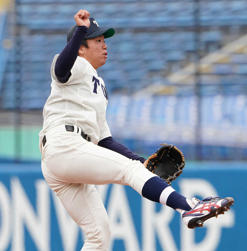 【画像・写真】東洋大・村上貫禄の7回無失点　大学No.1森下に挑戦状「やるからには勝ちたい」