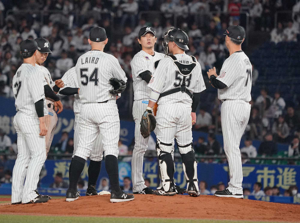 【画像・写真】ロッテ　涌井3連敗「申し訳ない」、今季ワースト6失点KO