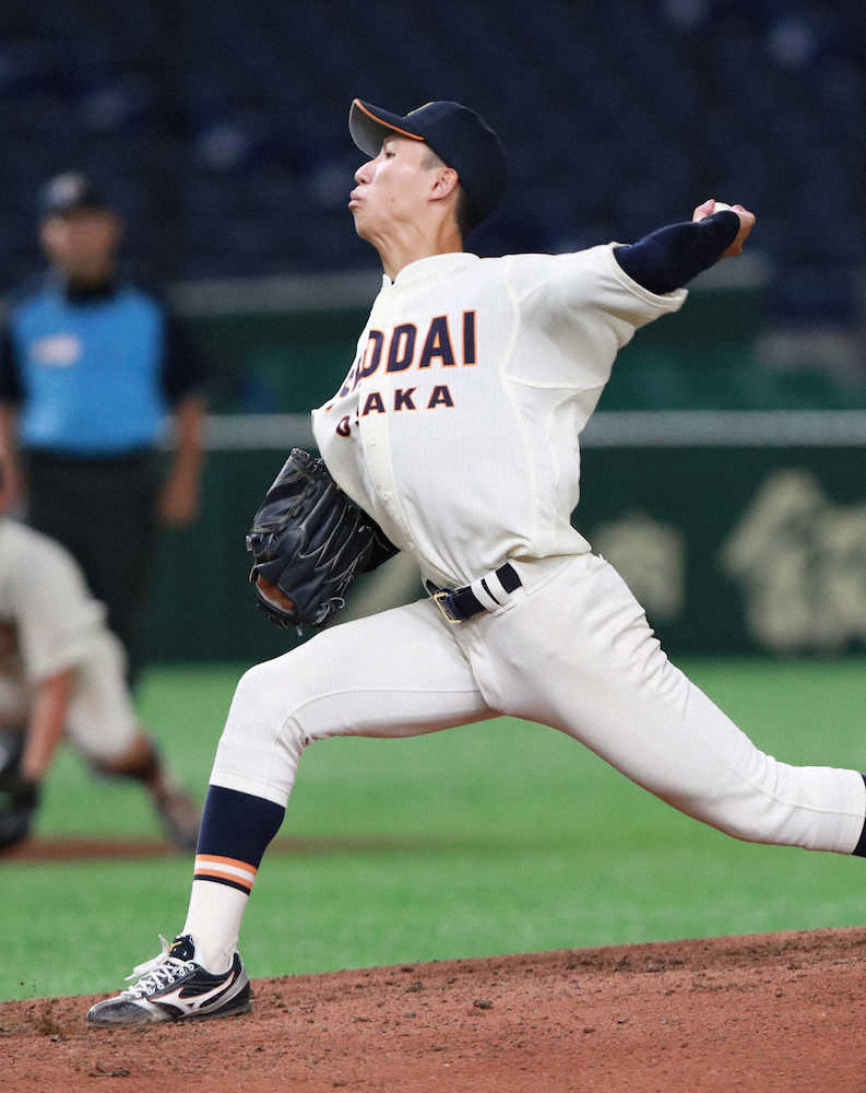 【画像・写真】大商大4年ぶり8強　プロ注目左腕・橋本、エース大西に続き1失点完投「負けたらアカンと」