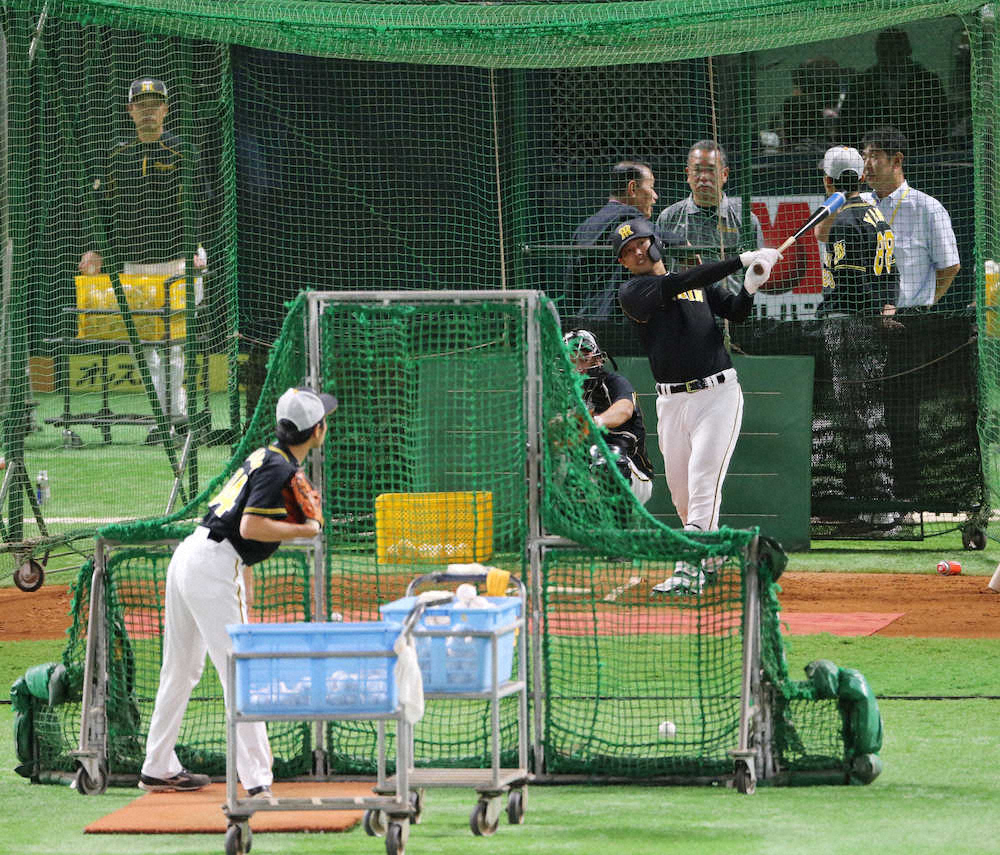 【画像・写真】阪神　原口「5番・DH」で復帰後初スタメン！