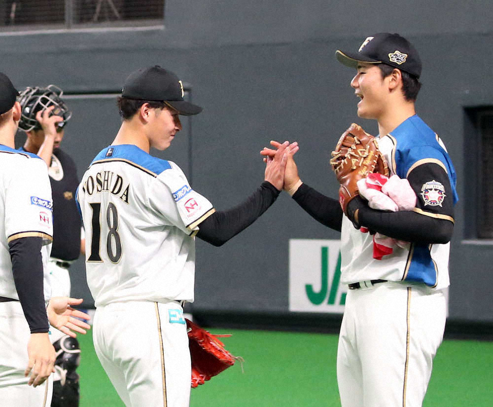 【画像・写真】日本ハム吉田輝星、デビュー戦5回1失点！「直球はある程度通用したのかな」