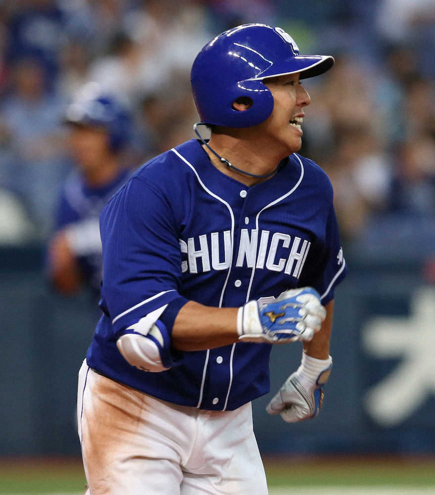 【画像・写真】中日・井領　5年目で初猛打賞！8回満塁一掃三塁打など4安打3打点