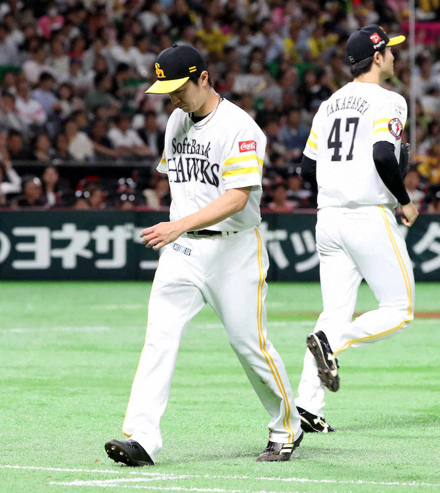 【画像・写真】ソフトバンク3位転落…4失点の和田「粘れず申し訳ない」　工藤監督は阪神・青柳を称賛