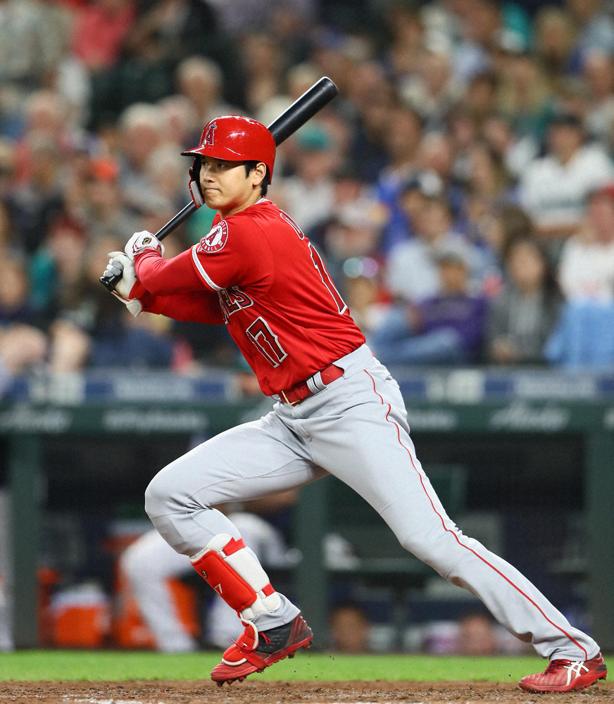 大谷翔平 左腕から初回に豪快8号3ラン 今季2度目の2試合連続弾 スポニチ Sponichi Annex 野球