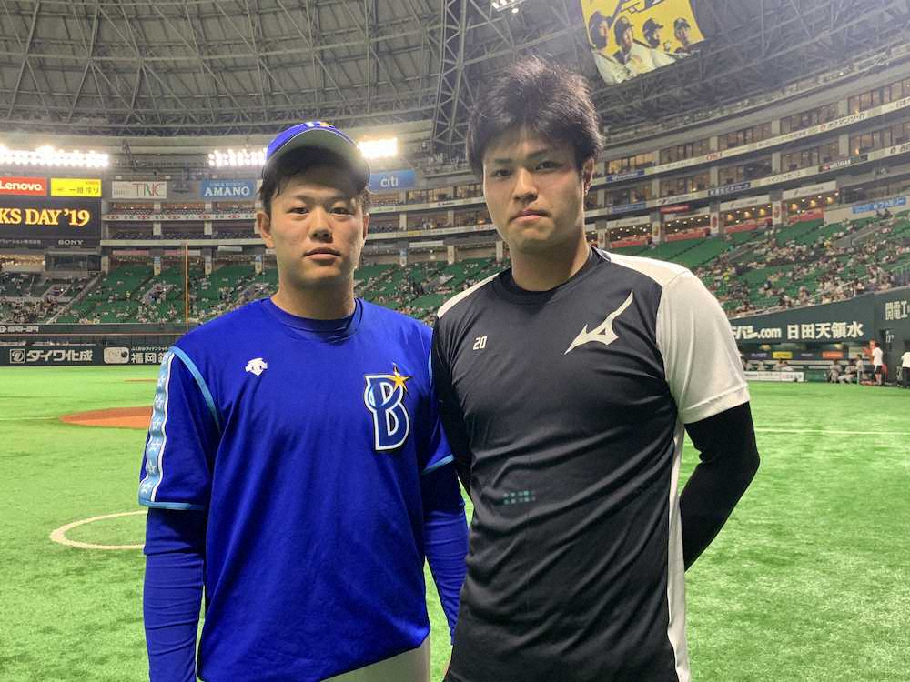 【画像・写真】DeNA・上茶谷　16日のソフトB戦先発へ平常心を強調　東洋大の同期・甲斐野と再会「刺激に」