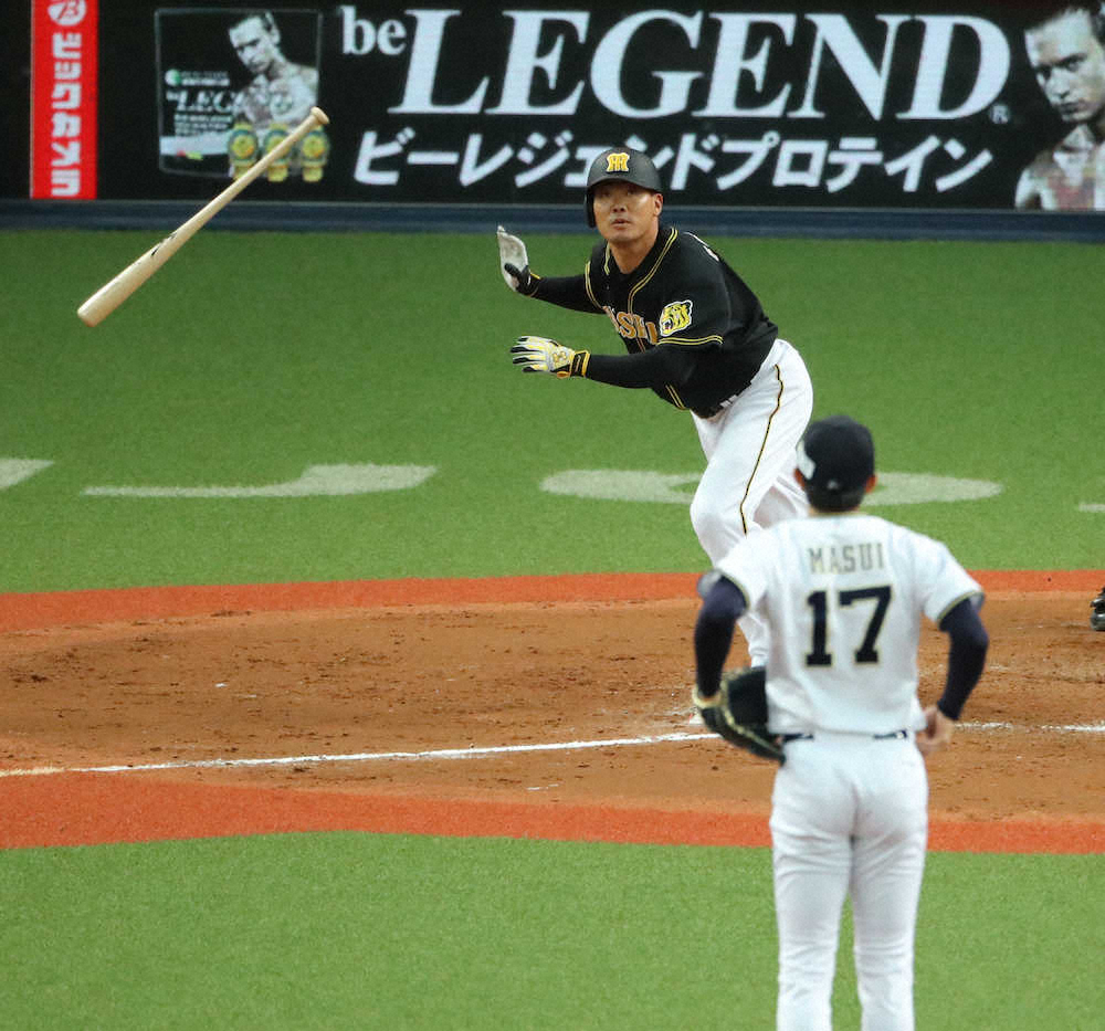 【画像・写真】阪神、土壇場9回に同点！代打・福留が増井撃ち2点二塁打