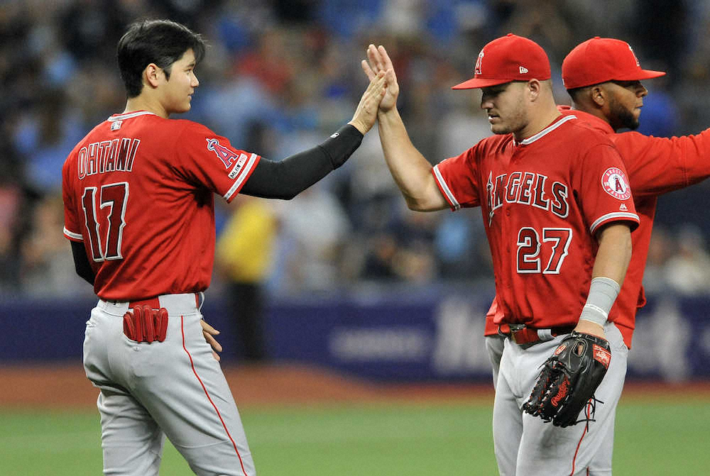 【画像・写真】大谷　連続試合安打「3」でストップ　対戦の83勝右腕は「打っても走っても凄い」