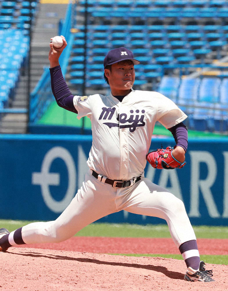 【画像・写真】明大　日本一王手！森下温存もプロ注目伊勢がロング救援7回零封