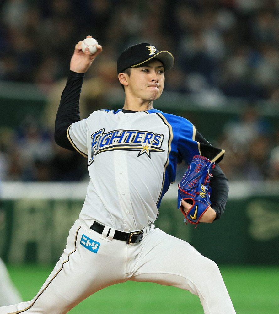 【画像・写真】日本ハム上沢、好投で勢いつける「チームのためにしっかり投げたい」