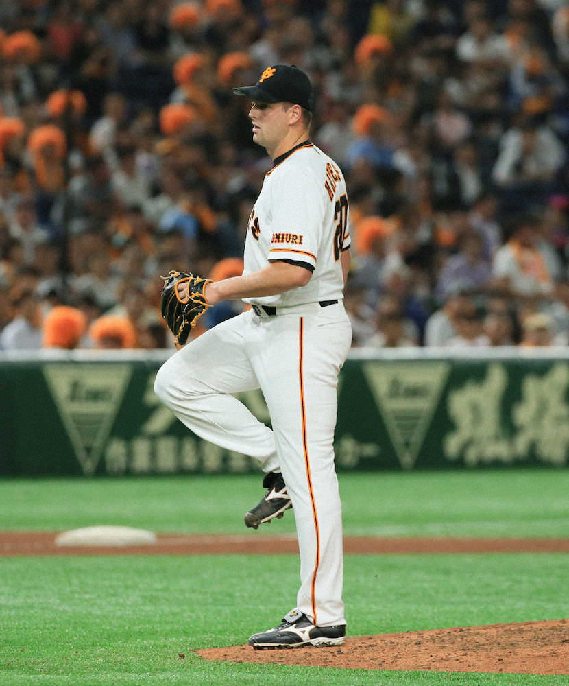 【画像・写真】巨人マシソンが緊急降板　右足負傷？試合後に精密検査