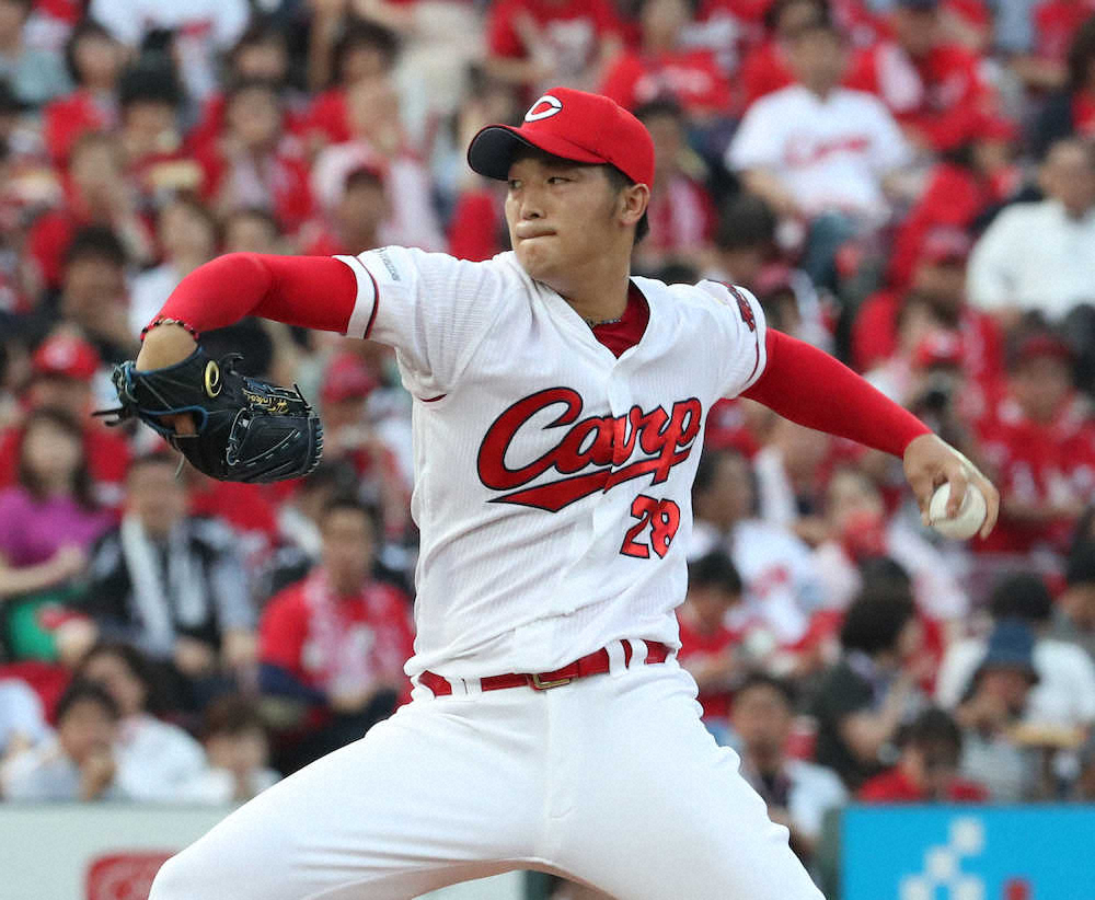 【画像・写真】広島・床田、涙の5被弾から中5日で“リベンジ”6回無失点、勝利投手の権利得て降板