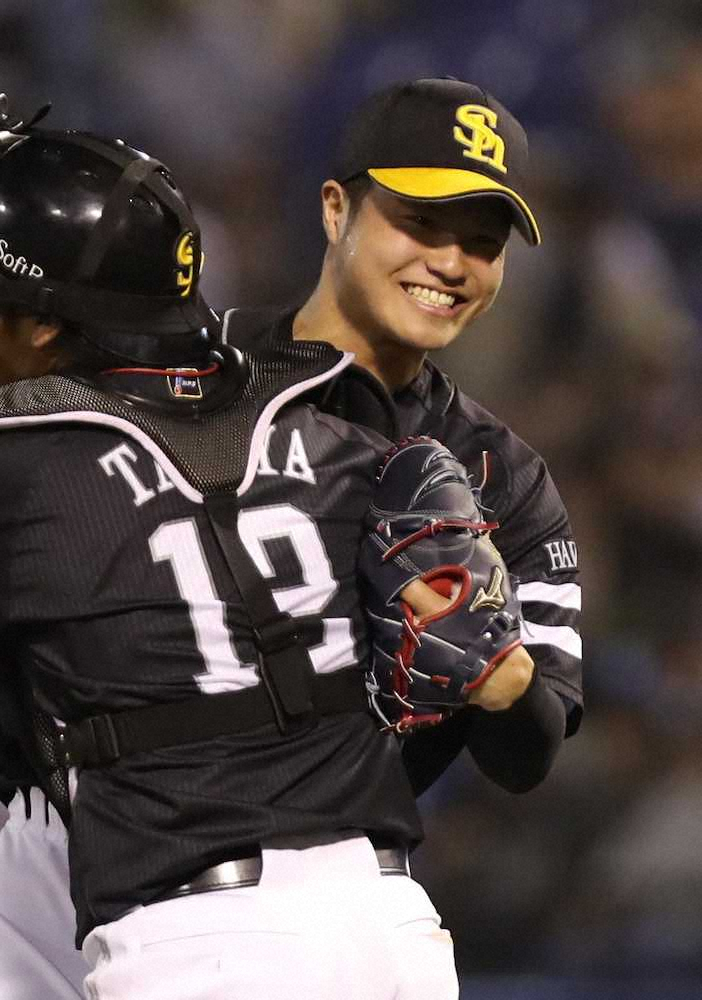 【画像・写真】ソフトB甲斐野“リベンジ”成功!守護神不在のチーム救ったプロ初セーブ