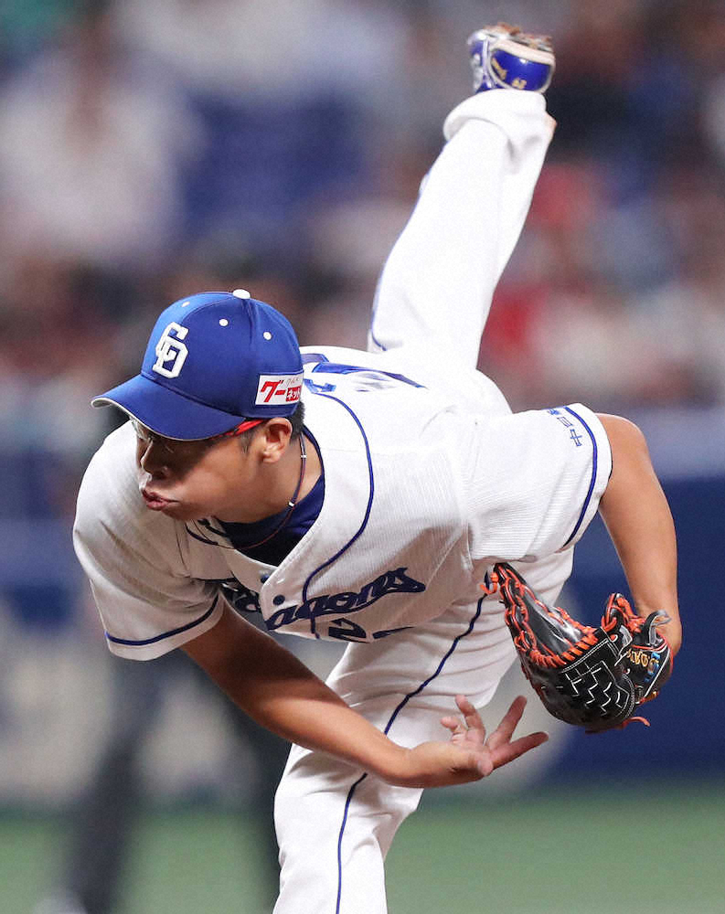 【画像・写真】中日・山井、18年目の西武戦初勝利ならず…2失点粘投も援護なし「試合をつくってないよ」