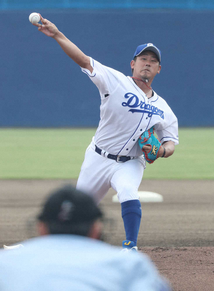 【画像・写真】中日・松坂　ウエスタンL・広島戦で6回7安打2失点　最速は139キロ