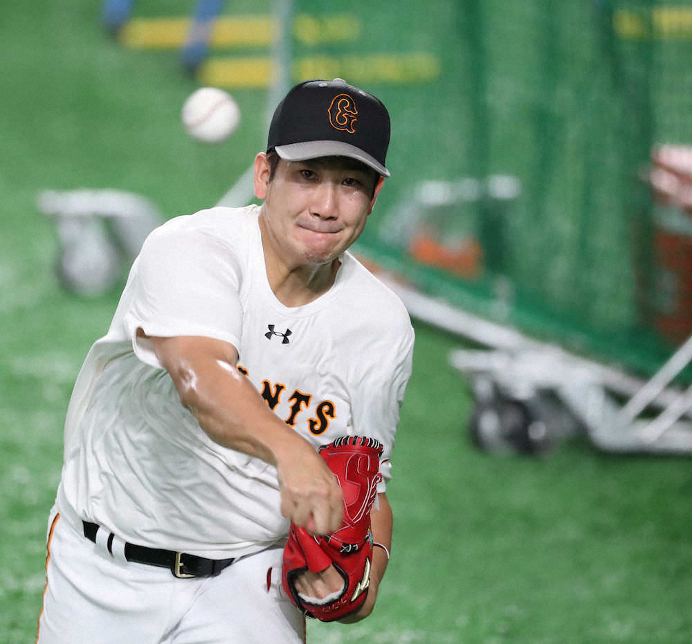 【画像・写真】巨人・菅野9連戦初戦で雪辱果たす「ベストに持っていく」7・2中日戦先発へ