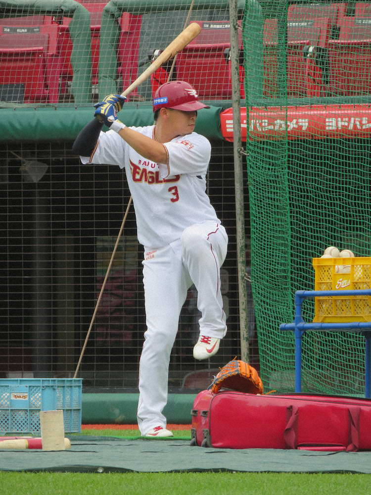 【画像・写真】楽天・浅村、首位ターンへ3割超え誓う「オールスター前に良い手応えを」