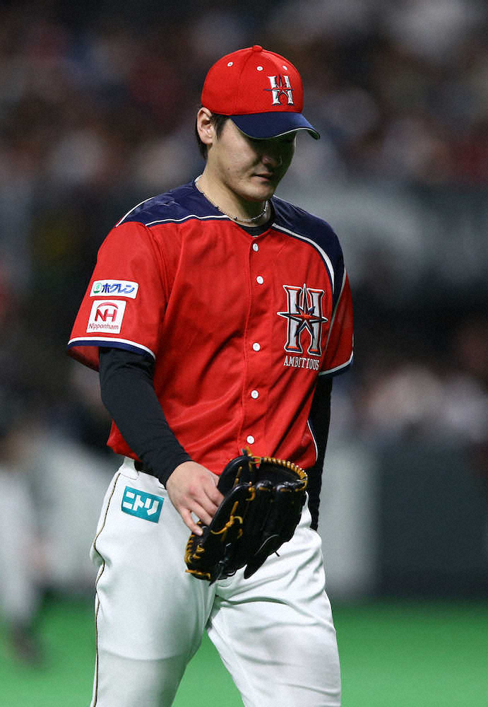 【画像・写真】日本ハム有原、エース対決敗れ9勝目ならず　チームは4連敗