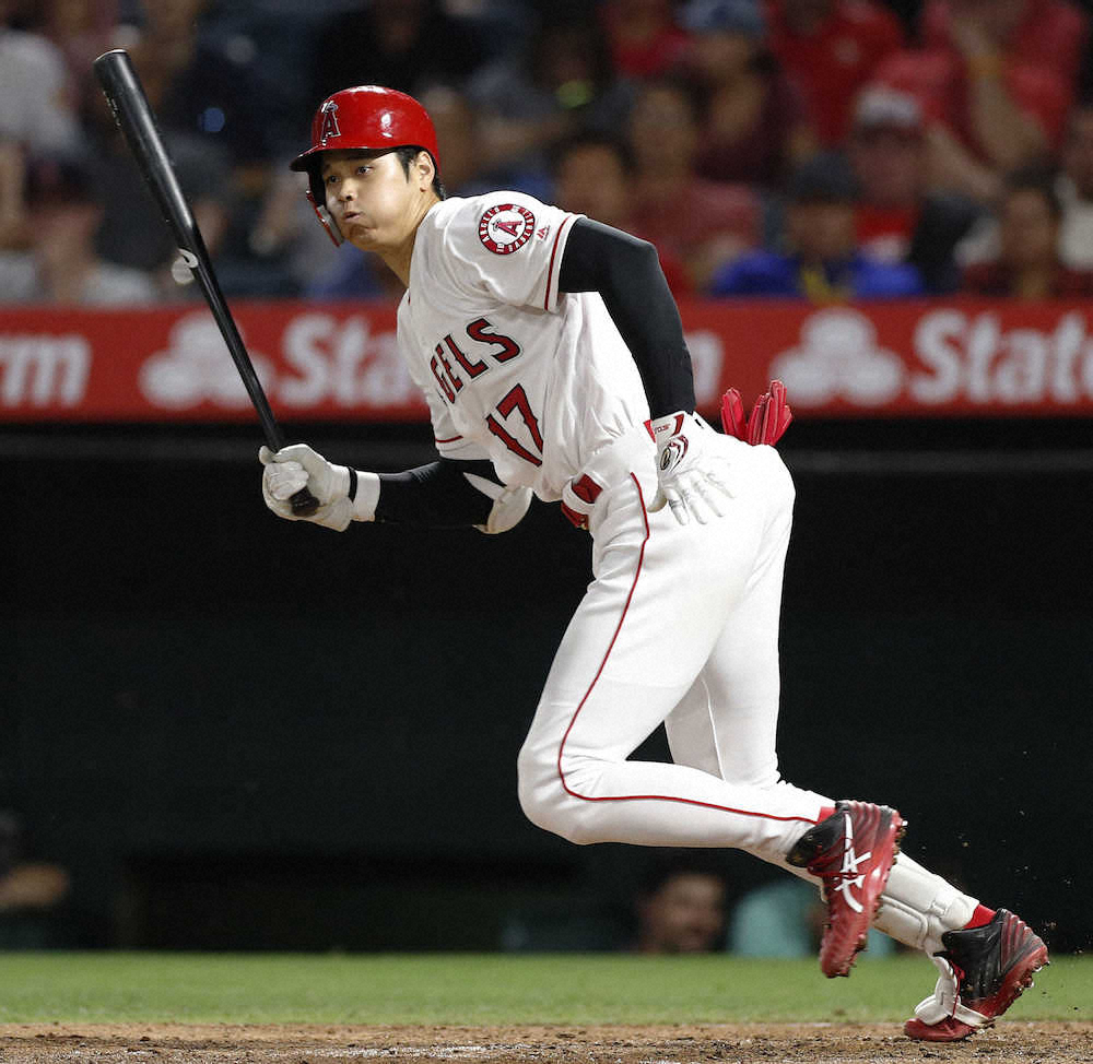 【画像・写真】大谷、広角3安打！日米通じ自己新月間30安打　45日ぶり打率3割復帰