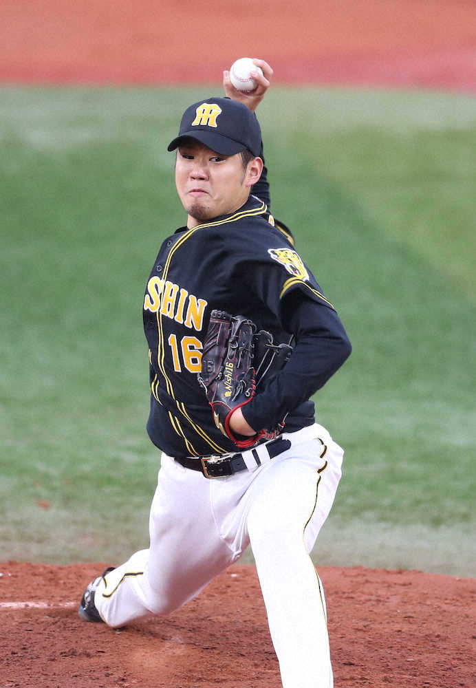 【画像・写真】阪神・西　3回に先制許す　2死から佐野ソロ被弾