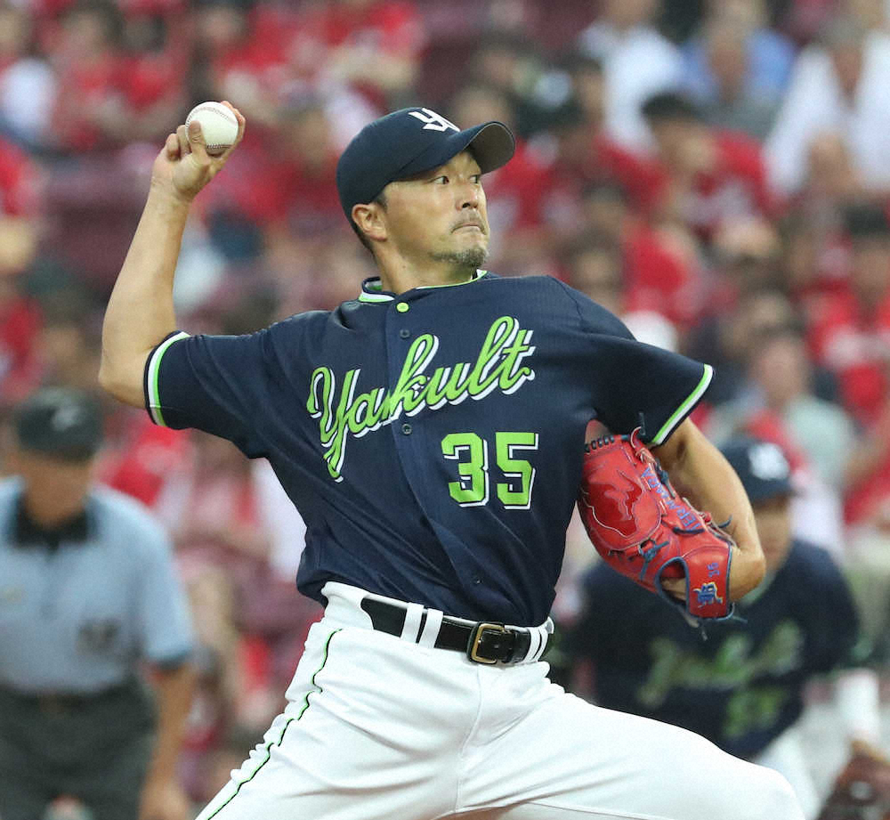 【画像・写真】ヤクルト寺原、粘投2勝目　四球反省も「勝ちが付いたのは大きい」