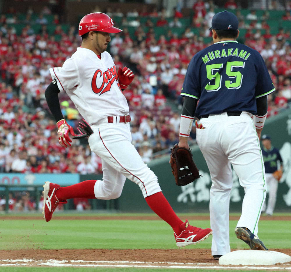 【画像・写真】広島5連敗で巨人と6差　菊池4年ぶり1番　打線組み替えも…