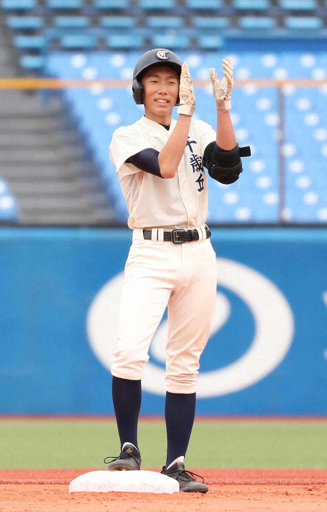 【画像・写真】【西東京】都千歳丘・中村友　双子の兄が先陣切る活躍　別チームの弟へエール